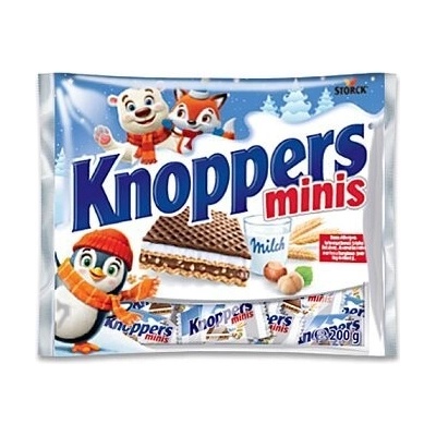 Knoppers Minis 200 g – Zbozi.Blesk.cz