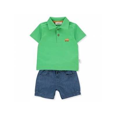 K4410 К-кт 2 ч boutique зелен 9-12m 80cm