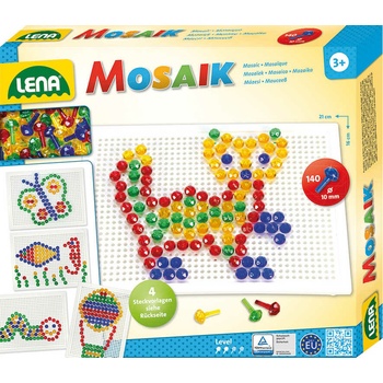 Lena 35601 Mozaika malá klobouček 10 mm krystal 130 ks