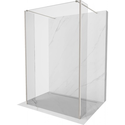 Mexen Kioto свободностояща душ кабина 105 x 30 x 30 см, прозрачен, матиран никел - 800-105-030-222-97-00-030 (800-105-030-222-97-00-030)