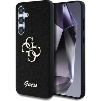 GUESS PU Fixed Glitter 4G Metal Logo Back Cover за Samsung Galaxy S25 Black Guess | Lilav | ЖЕНИ | UNI