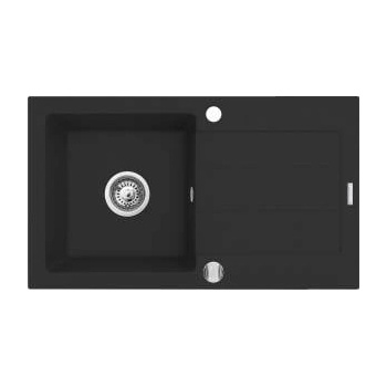Pyramis Sink Pyramis NEXT 76x44 1B1D volcano/ matt black