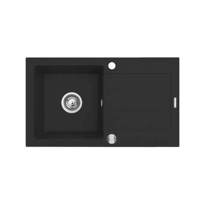 Pyramis Sink Pyramis NEXT 76x44 1B1D volcano/ matt black