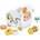 Janod Ферма Дървена моторна играчка Овца с много дейности (J03332)
