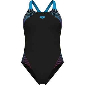 arena Дамски бански костюм Arena Women's Nuance Swimsuit Swim Pro Back L Swimsuit - Black / Turquoise - размер 40 (EU) (150-6708-0114)