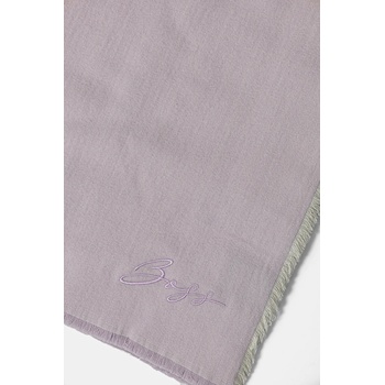 BOSS Шал с вълна boss в лилаво с изчистен дизайн 50558638 (50558638)