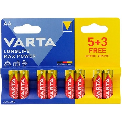 VARTA Longlife MAX Power AA 8ks 4706101428