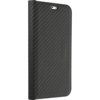 Pouzdro LUNA Book Carbon Xiaomi Redmi 12C černé