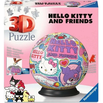 Ravensburger 3D пъзел Ravensburger от 72 части - Hello Kitty (11630)