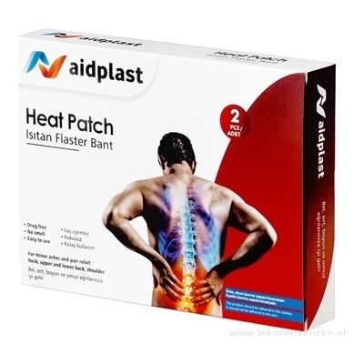 Victoreks Health Products Ltd. Aidplast Hřejivá náplast 9,5 x 13 cm 2 náplasti