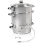Sapir Соковарка sapir sp 1260 a26, 8 литра, Книжка с рецепти, Инокс (1260100002) - houseware