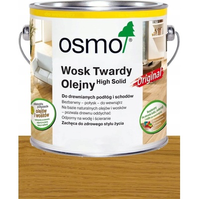 Osmo 3011 Tvrdý voskový olej Original 0,75 l bezbarvá – Zboží Mobilmania