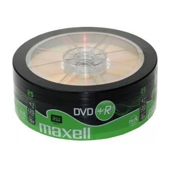 Maxell DVD+R MAXELL, 4, 7 GB, 16x, 25 бр. cake box (V-ML-DDVD-plusR4.7-25PK)