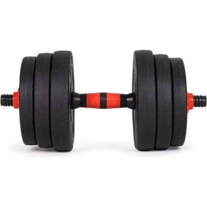 BodyFlex Дъмбел регулируем 15 кг с гумено покритие и удобен захват (bf-cd15-1h)