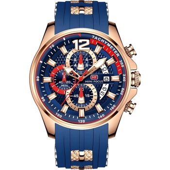 MINI FOCUS Часовник Mini Focus NE-23887 - Синьо / Злато Розово KP23887 (NE-23887)