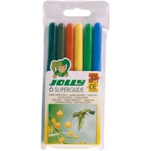  Флумастри за оцветяване KOH-I-NOOR, Jolly 6 цвята