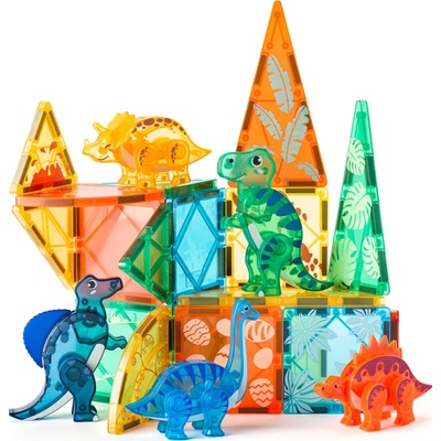 Faunica Magnetická stavebnice Dinosauři 23 ks – Zboží Živě