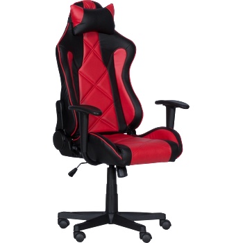 Bittel Геймърски стол Carmen 6196, 130 кг, Регулиране на люлеенето, Антишок функция, Червен/черен