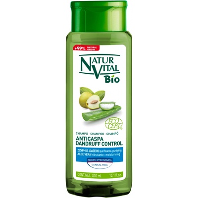 Natur Vital BIO šampon proti lupům s aloe vera 300 ml
