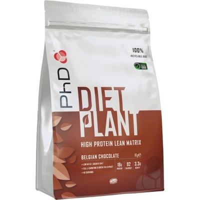 PhD Nutrition Diet Plant Protein | with CLA, Green Tea & L-Carnitine [1000 грама] Шоколад