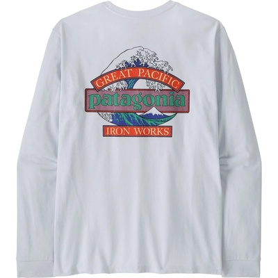 Patagonia Мъжка блуза с дълъг ръкав Patagonia L/S Great Waves Responsibili-Tee Longsleeve - White - размер XL (216-8007-0315)