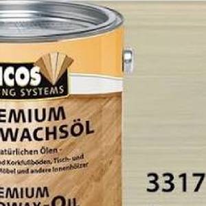 Saicos Premium Hardwax Oil 3317 Silver Gray - Масло с твърда вакса 2.5л (7021)