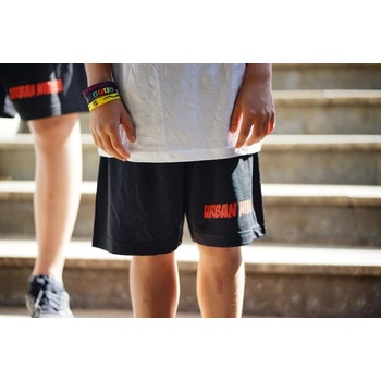 Parkourové kraťasy nápis Urban Ninja černá