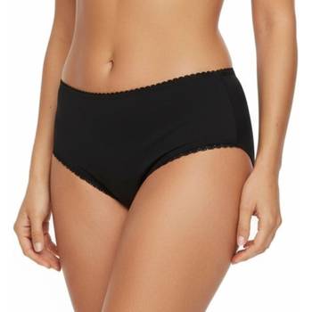 Дълбока черна бикина с дантела