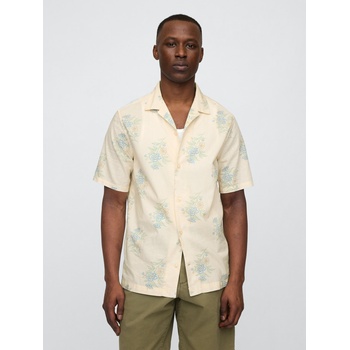 GAP Ленена риза със стандартна кройка GAP GAP | Bezhov | МЪЖЕ | M