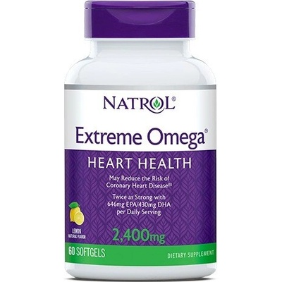 Natrol Extreme Omega 2400mg - Омега | 60 sgels (1441)