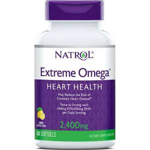 Natrol Extreme Omega 2400mg - Омега | 60 sgels (1441)