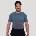 GymBeam Безшевна тениска OG1 Grey/Blue M