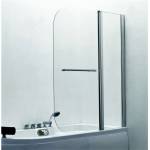 Inter Ceramic Подвижен параван за вана ics 112cl, 100х140см, 5мм (112cl)