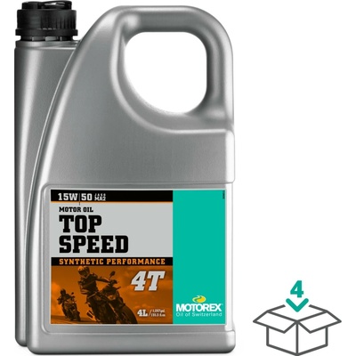 Motorex TOP Speed 4T 15W-50 4 l – Hledejceny.cz
