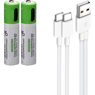 Smartools AAA 2600mWh USB-C dobíjení 2 ks STBATAAA/02