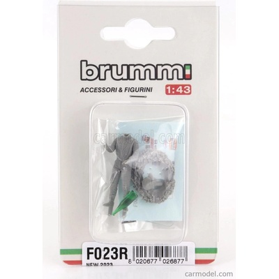 Brumm Figures F1 Kit Driver Gilles Villeneuve Ferrari Winner Gp 1981 1:43