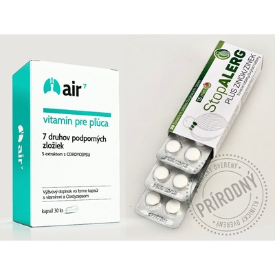 Air 7 Vitamín pre pľúca 30 kapsúl