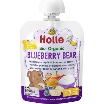 Holle Blueberry bear bio dětské pyré s jogurtem 85 g – Zbozi.Blesk.cz