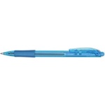Pentel Химикалка, 0, 35 мм, с бутон, pentel "bk417", светлосиня bk417-s (bk417-s)