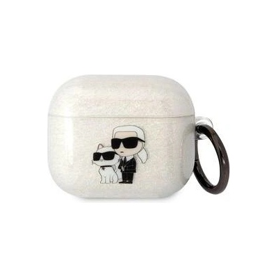Karl Lagerfeld 3D Logo NFT Karl and Choupette Glitter na Airpods 3 KLA3HNKCTGT