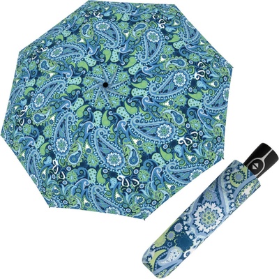 Doppler Fiber Magic Paisley deštník dámský automatický modrý