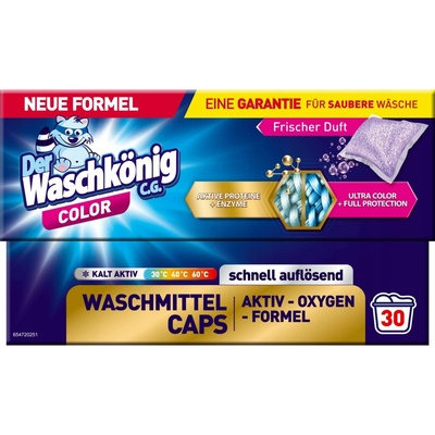 Waschkönig Kapsle na praní Carton Color 30 PD