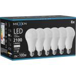 Mexen Nova 6x LED крушка E27, A70, 20W, Неутрална - 4000K, 2100 lm - L100-E27-2040-01x06 (L100-E27-2040-01x06)
