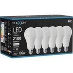 Mexen Nova 6x LED крушка E27, A70, 20W, Неутрална - 4000K, 2100 lm - L100-E27-2040-01x06 (L100-E27-2040-01x06)