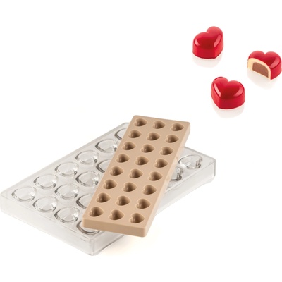Silikomart Форма за шоколадови бонбони Kit Cuore 01 (52.920.86.0065)