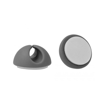 Delock Силиконов органайзер за кабели 18291, 6.5 мм, Сиво/Бяло (18291)