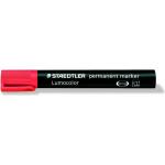 STAEDTLER Алкохолен маркер, 2-5 мм, изрязан, STAEDTLER "Lumocolor 350", червен 350-2 (350-2)