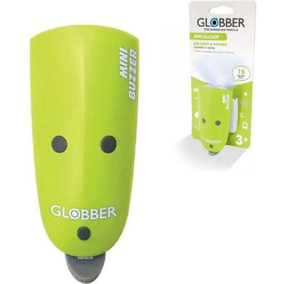 GLOBBER Фенерче за тротинетка или велосипед Globber - С 15 мелодии, зелено (530-106)