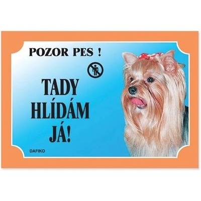 Tabuľka DAFIKO yorkšírsky teriér 1 ks
