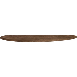 Light & Living Стенен рафт от масивно манго в тъмно естествен цвят 70 cm Ginosu - Light & Living (7497964)